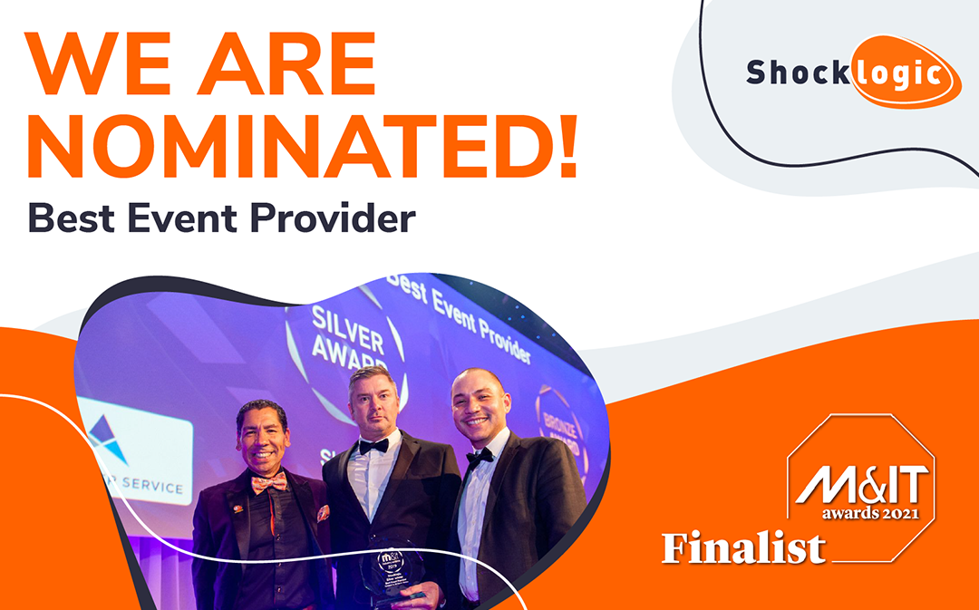 Shocklogic nominated for ‘Best Event Provider’ at the 2021 M&IT Awards