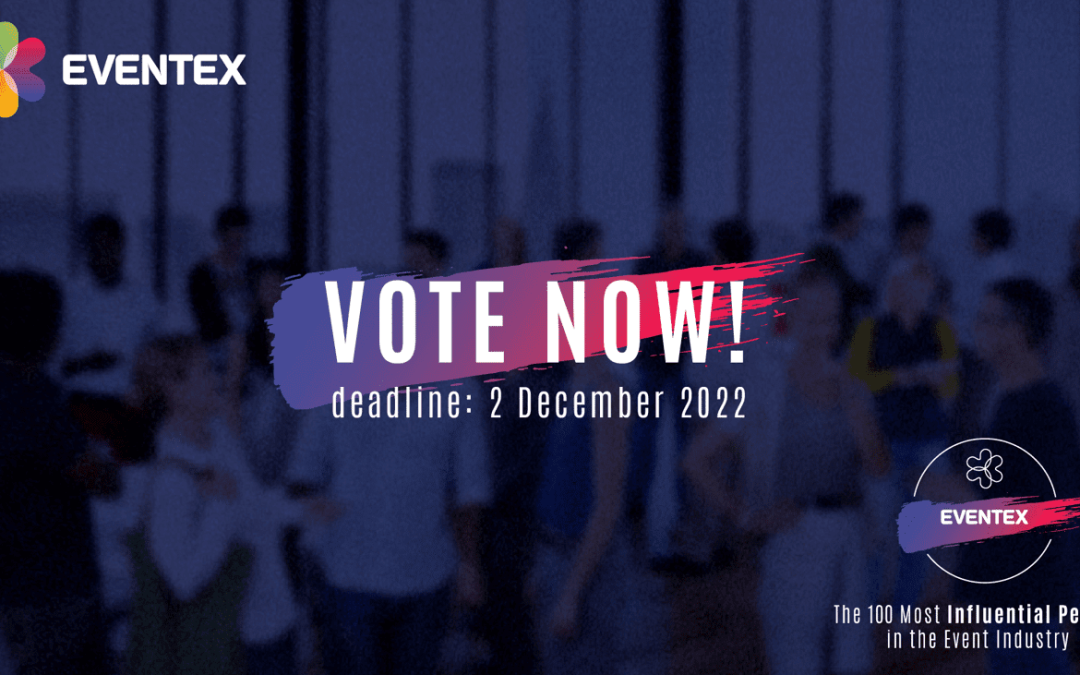 Vote for John Martinez as one of “The 100 Most Influential People in the Event Industry” of 2022